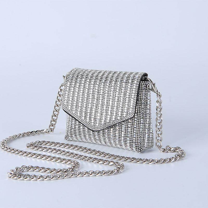 Rhine-diamond bag mini chain bag with sequins 716467540765 - COCOMELODY